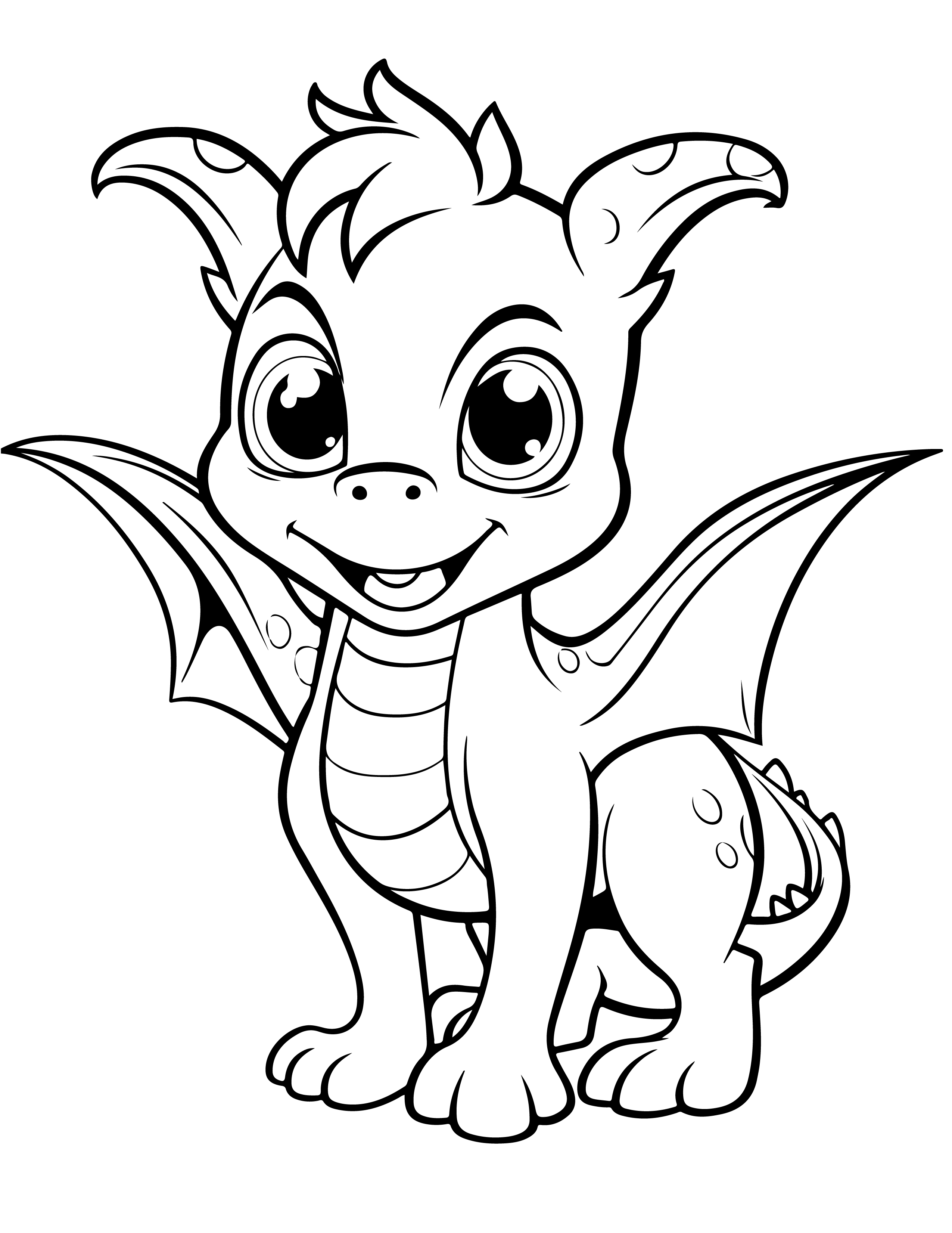 Dragões para colorir – Desenhos fantásticos e mitológicos para imprimir gratis