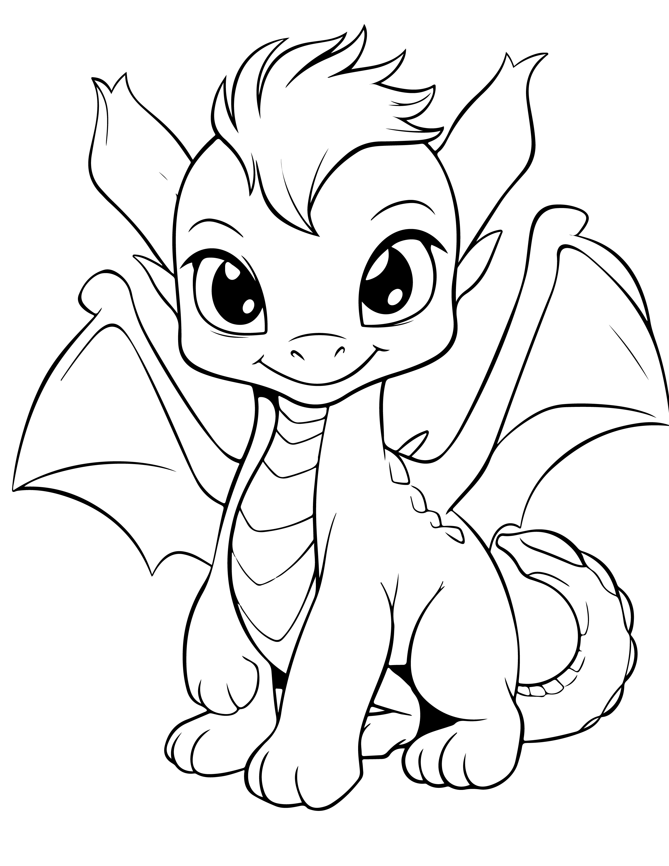 Dragões para colorir – Desenhos fantásticos e mitológicos para imprimir gratis