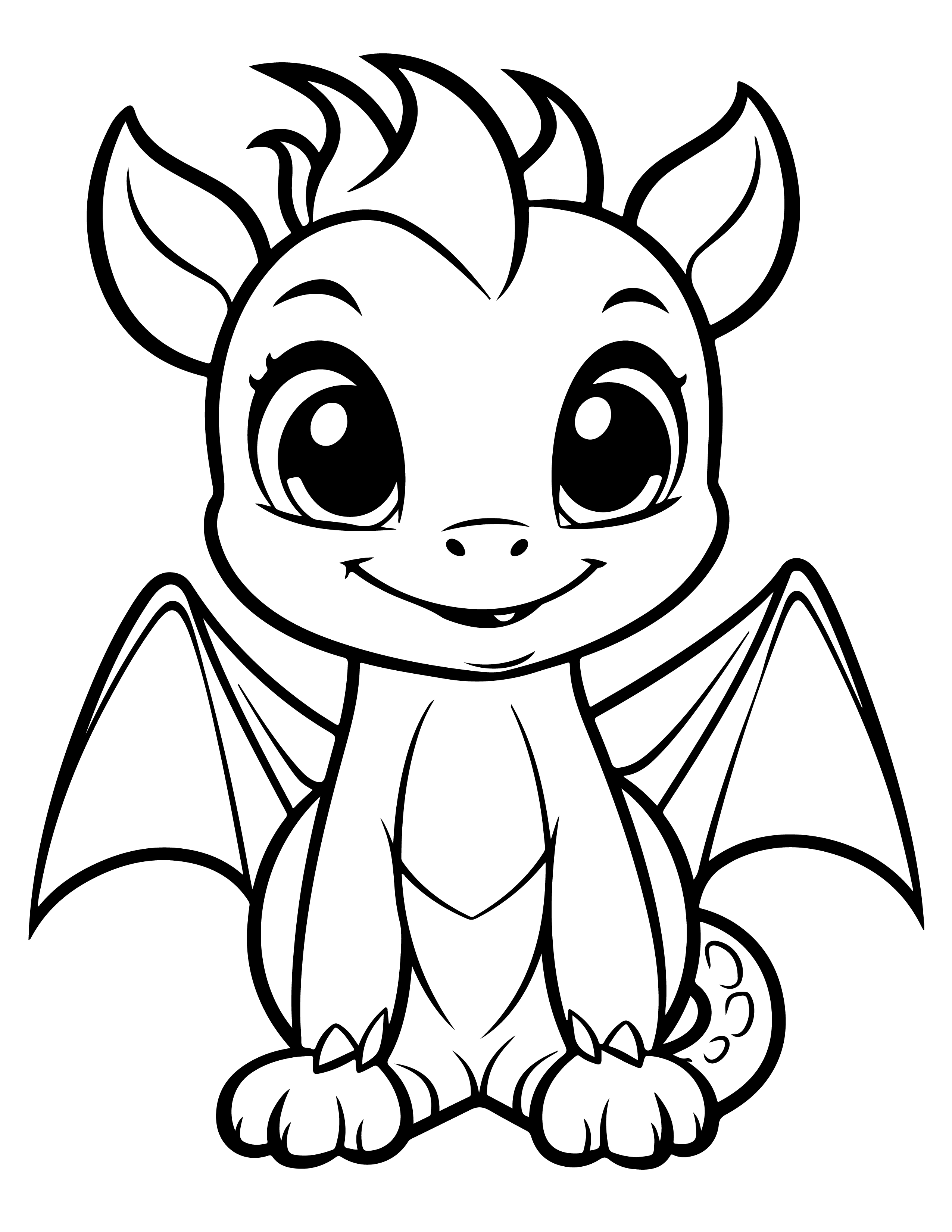 Dragões para colorir – Desenhos fantásticos e mitológicos para imprimir gratis