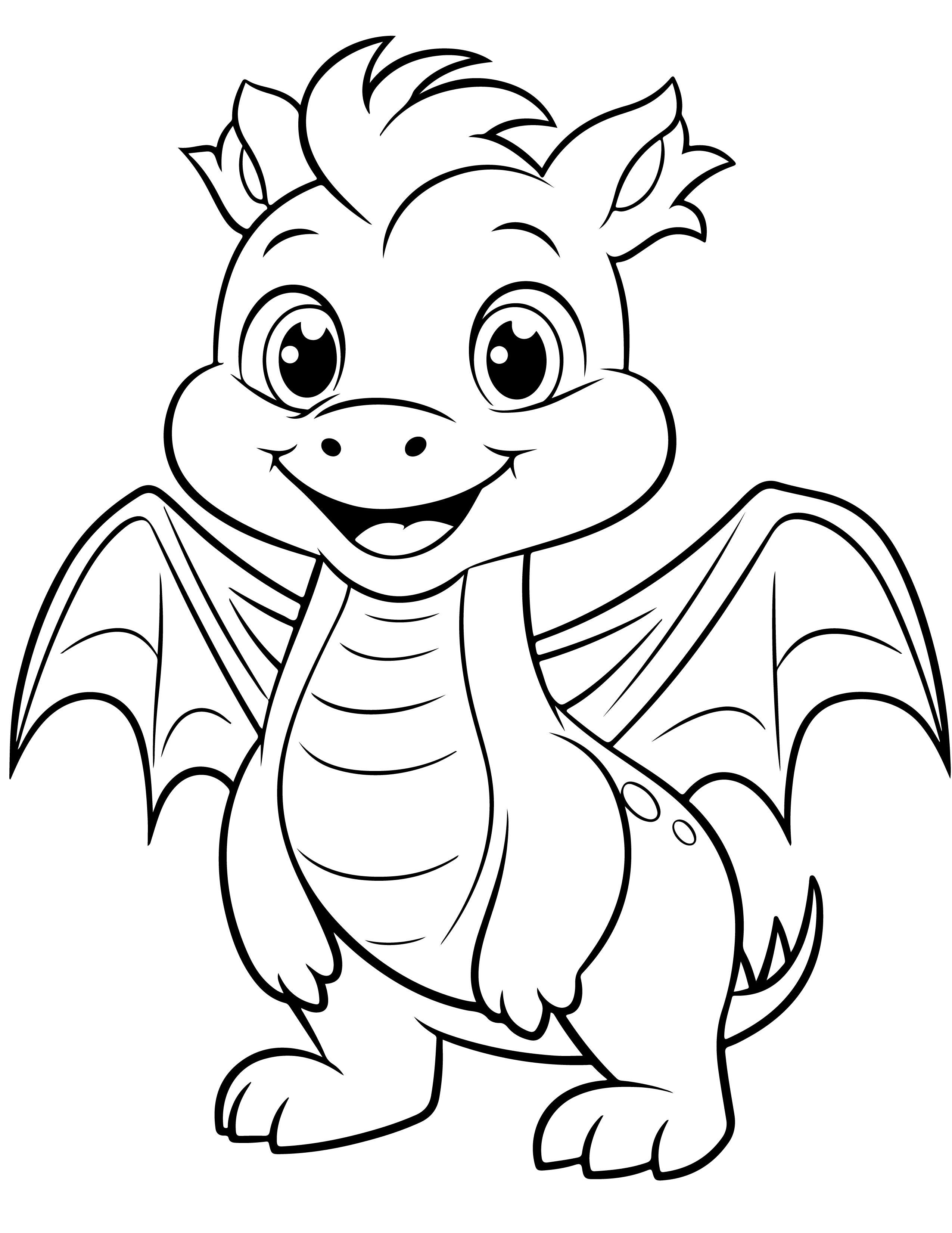 Dragões para colorir – Desenhos fantásticos e mitológicos para imprimir gratis