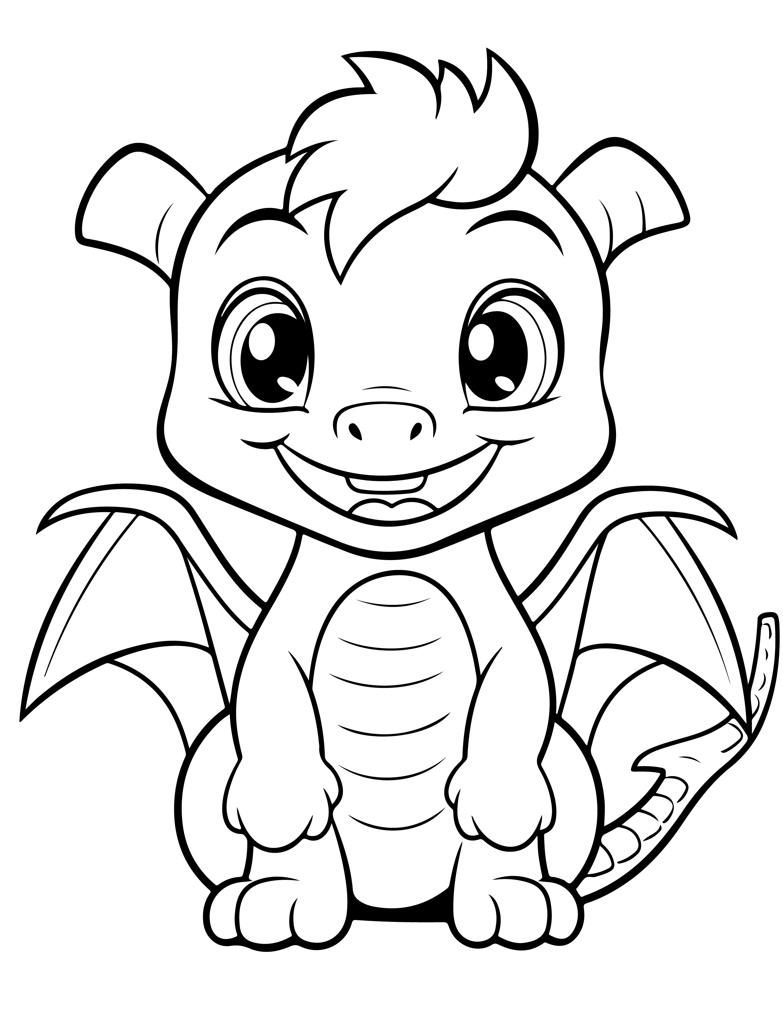 Dragões para colorir – Desenhos fantásticos e mitológicos para imprimir gratis