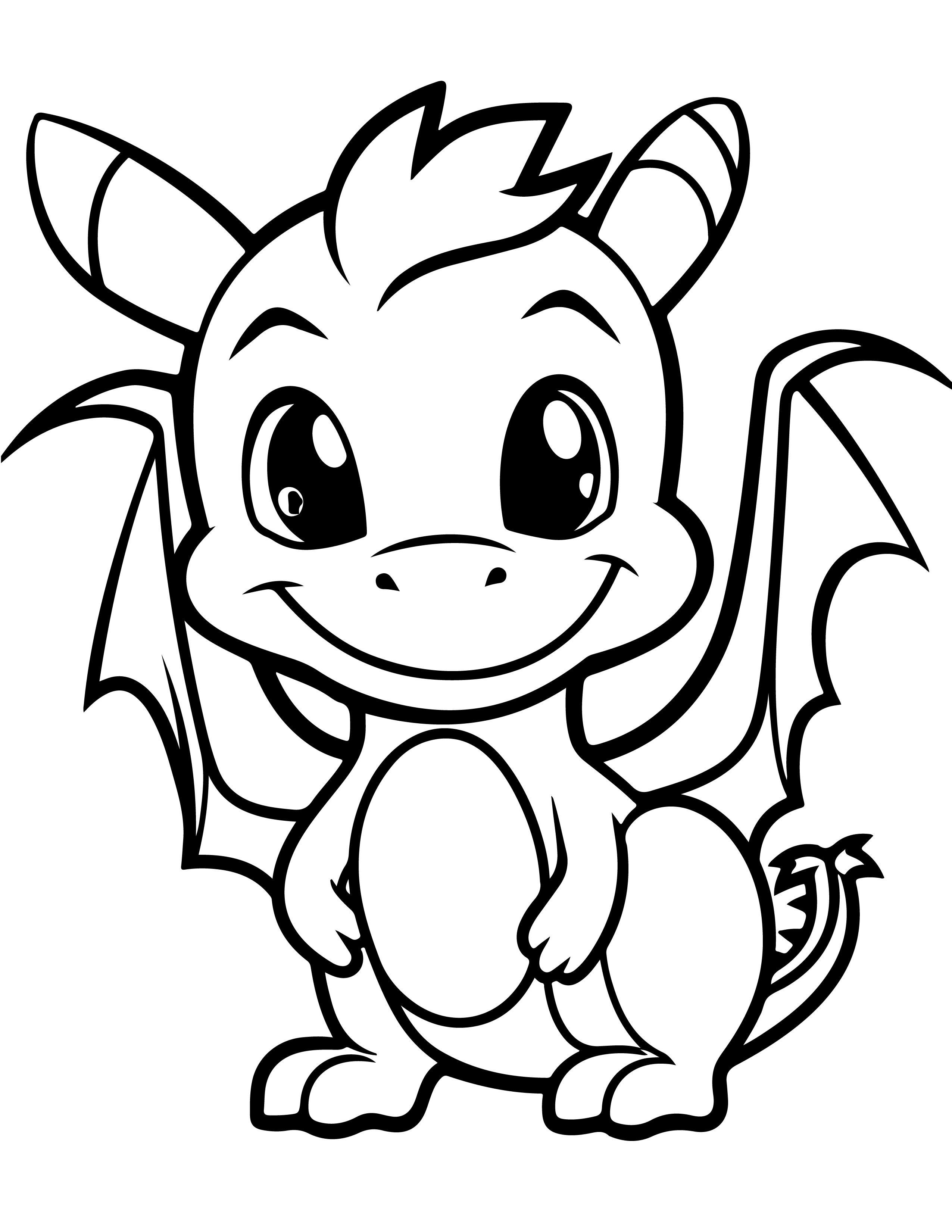 Dragões para colorir – Desenhos fantásticos e mitológicos para imprimir gratis