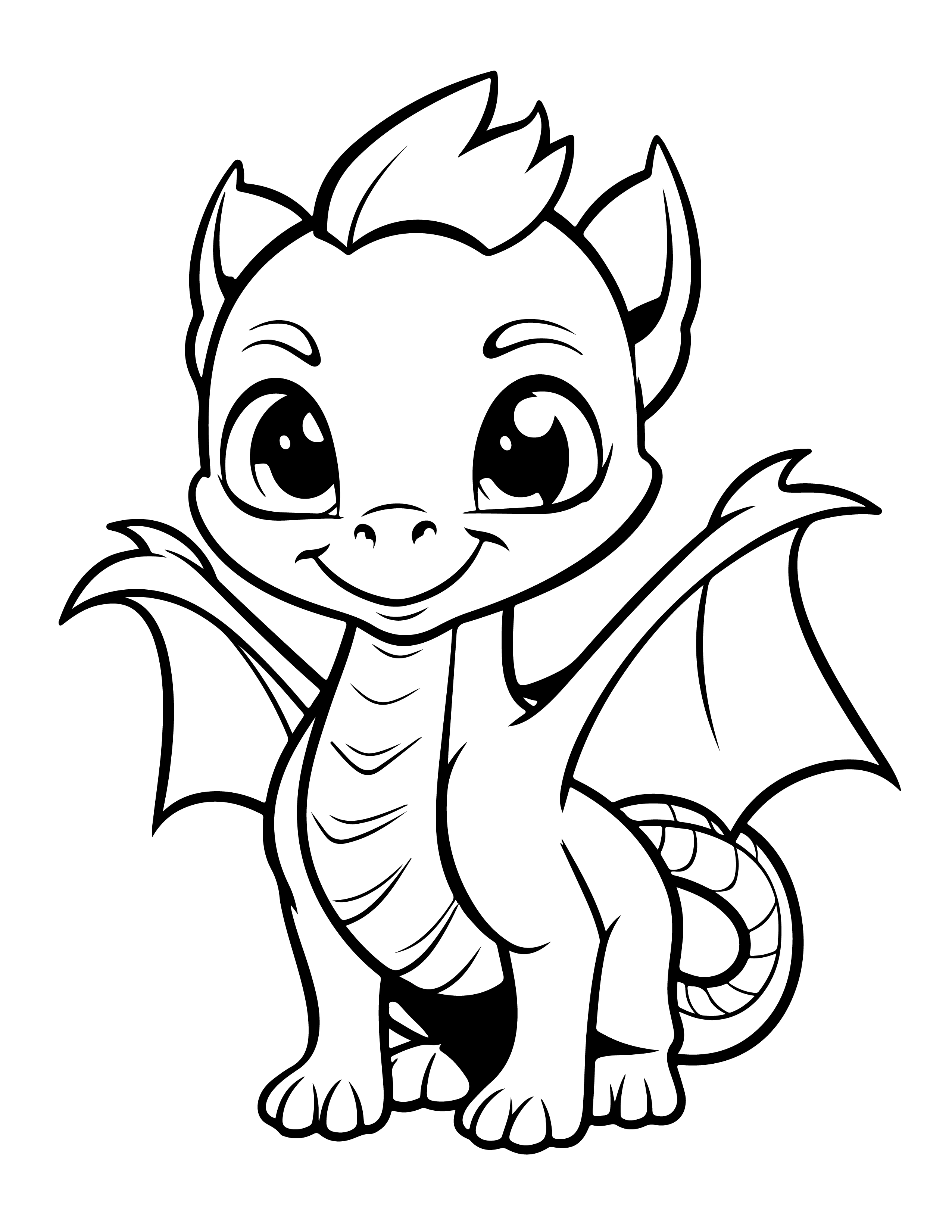 Dragões para colorir – Desenhos fantásticos e mitológicos para imprimir gratis