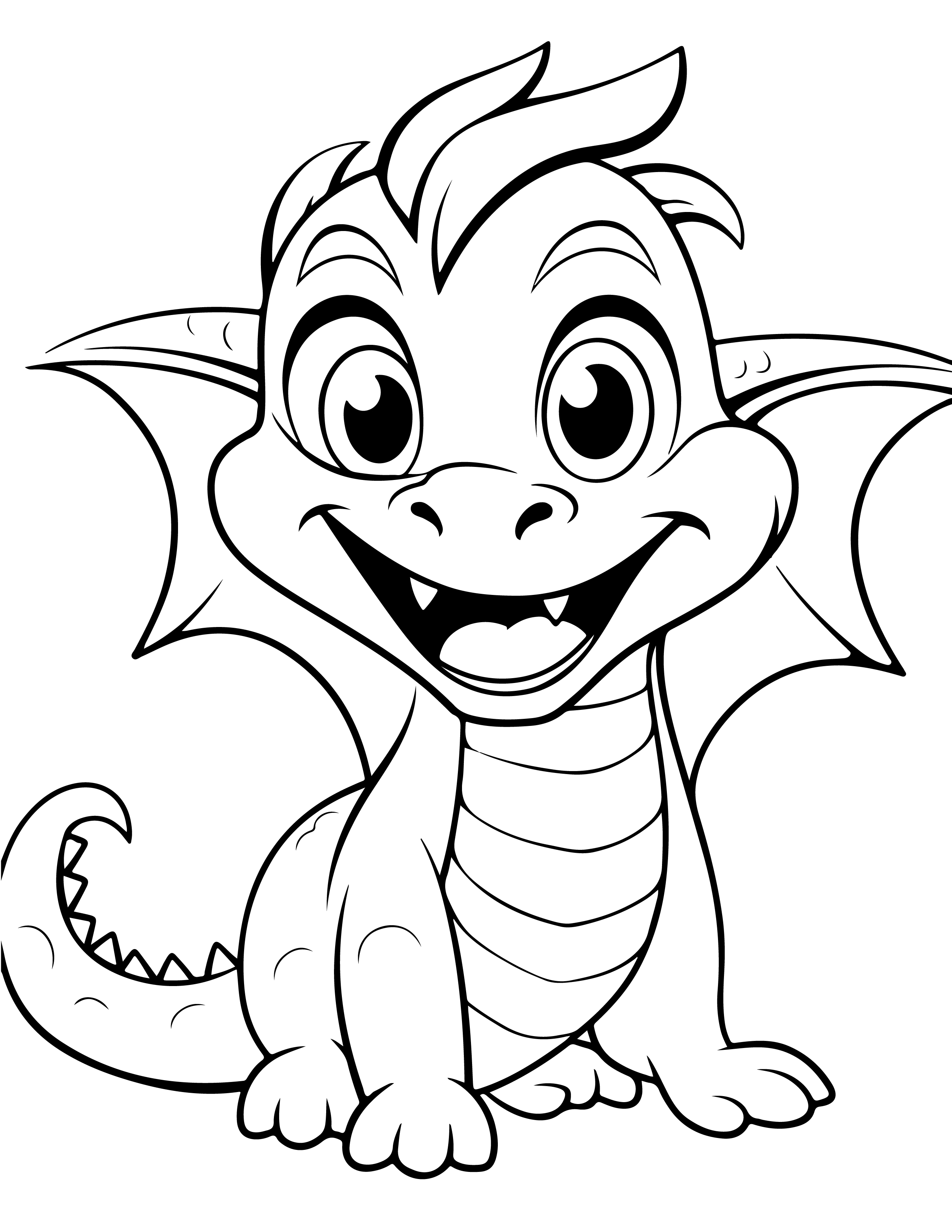 Dragões para colorir – Desenhos fantásticos e mitológicos para imprimir gratis