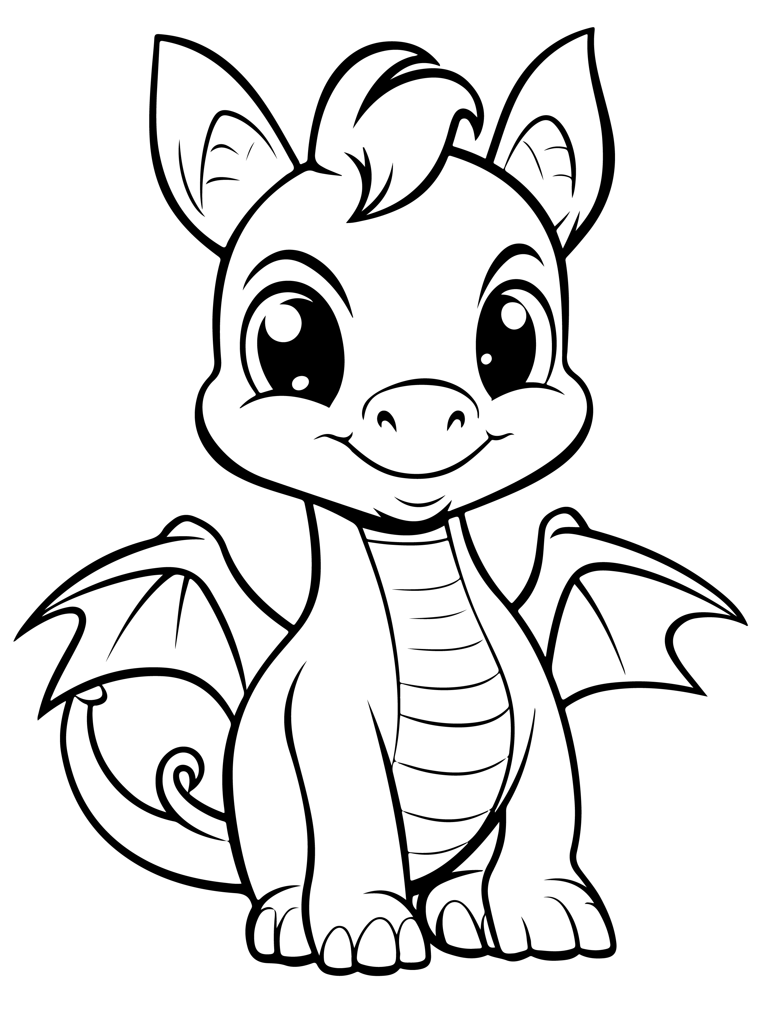 Dragões para colorir – Desenhos fantásticos e mitológicos para imprimir gratis