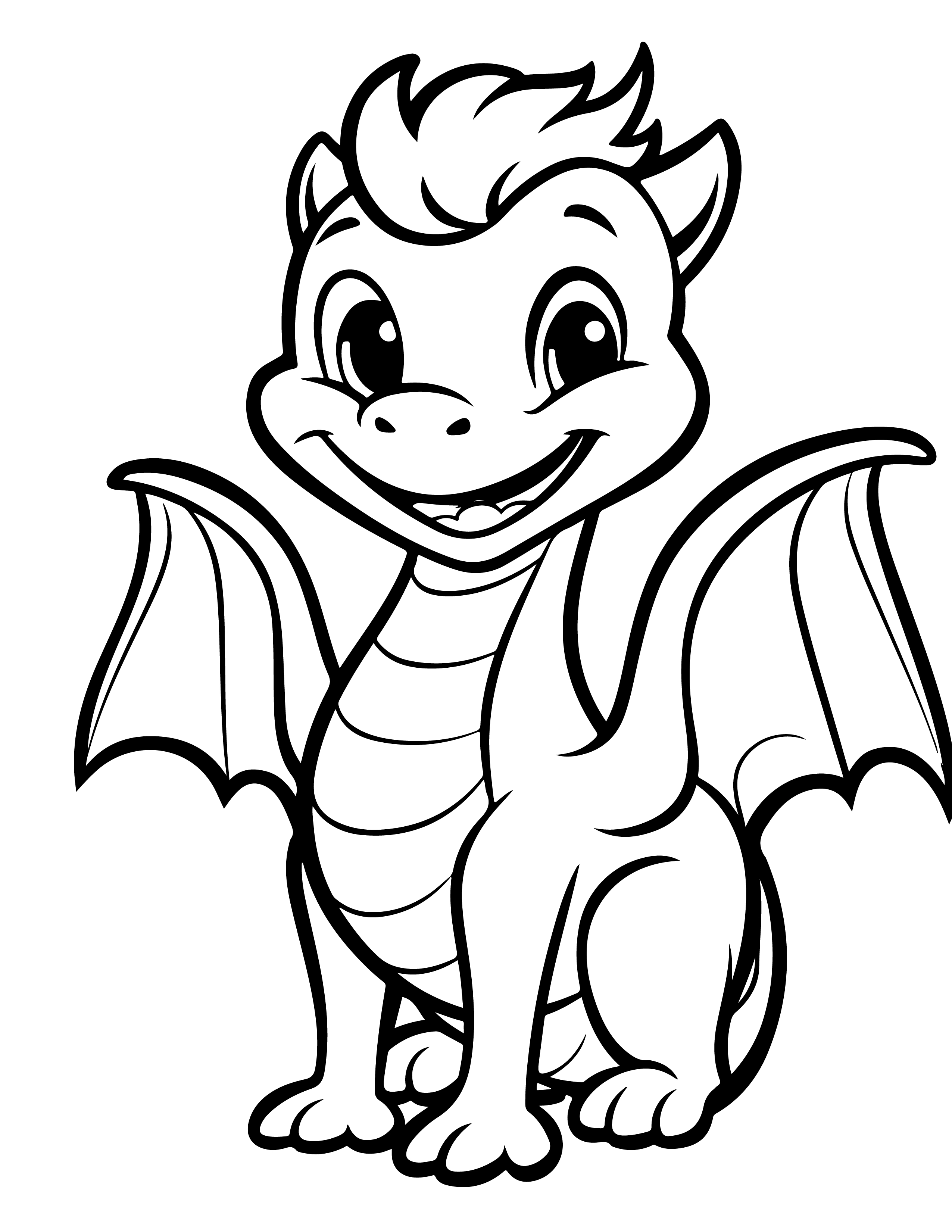 Dragões para colorir – Desenhos fantásticos e mitológicos para imprimir gratis