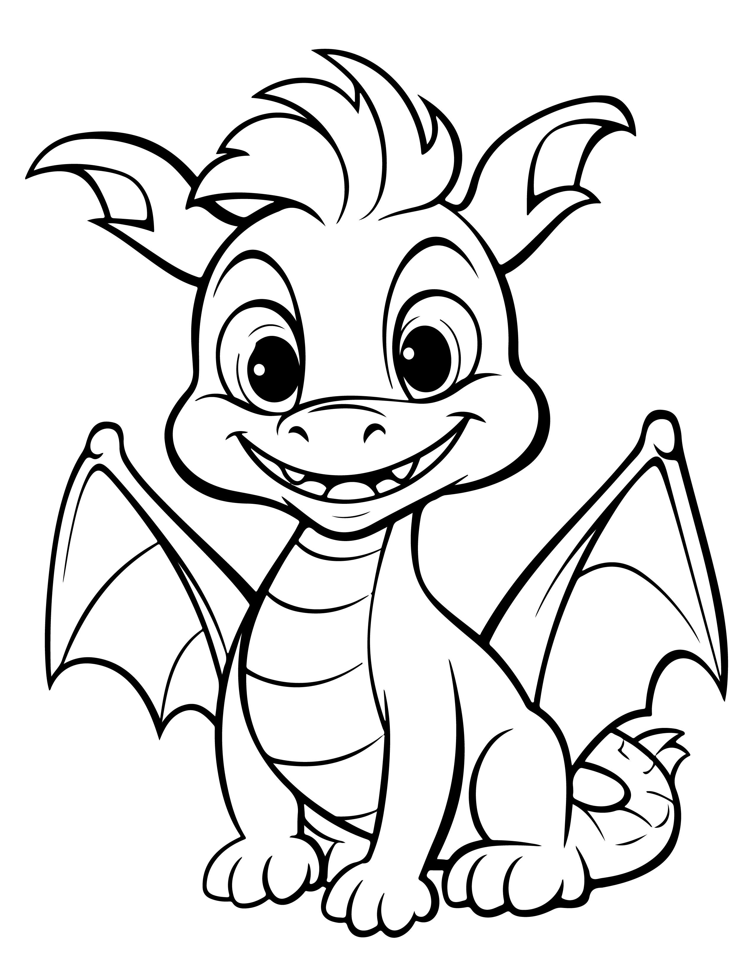 Dragões para colorir – Desenhos fantásticos e mitológicos para imprimir gratis