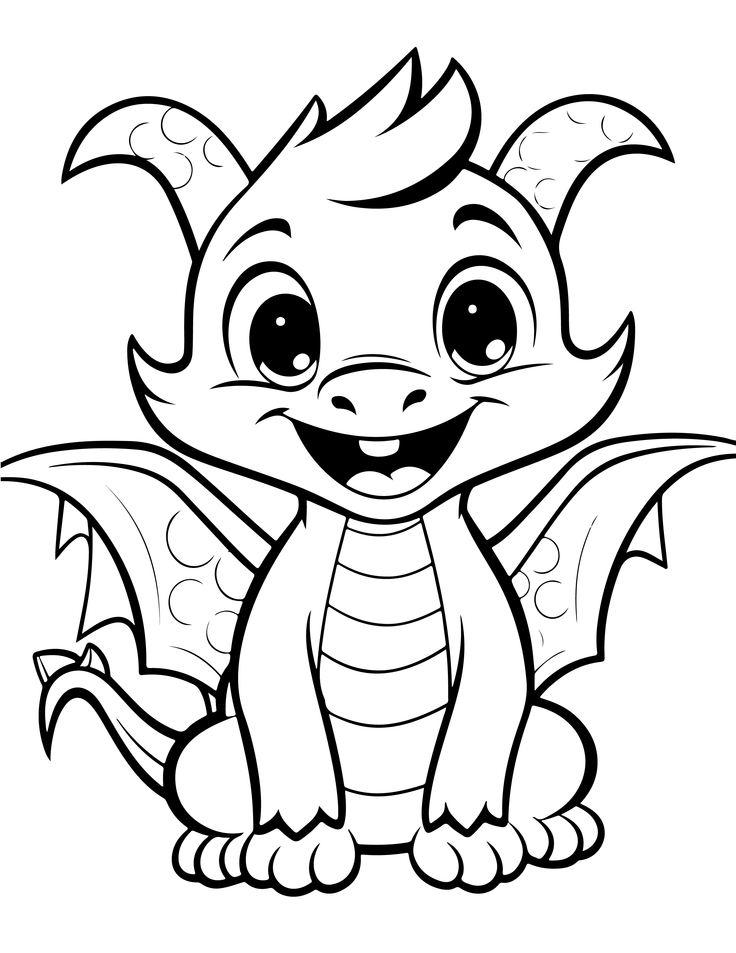 Dragões para colorir – Desenhos fantásticos e mitológicos para imprimir gratis