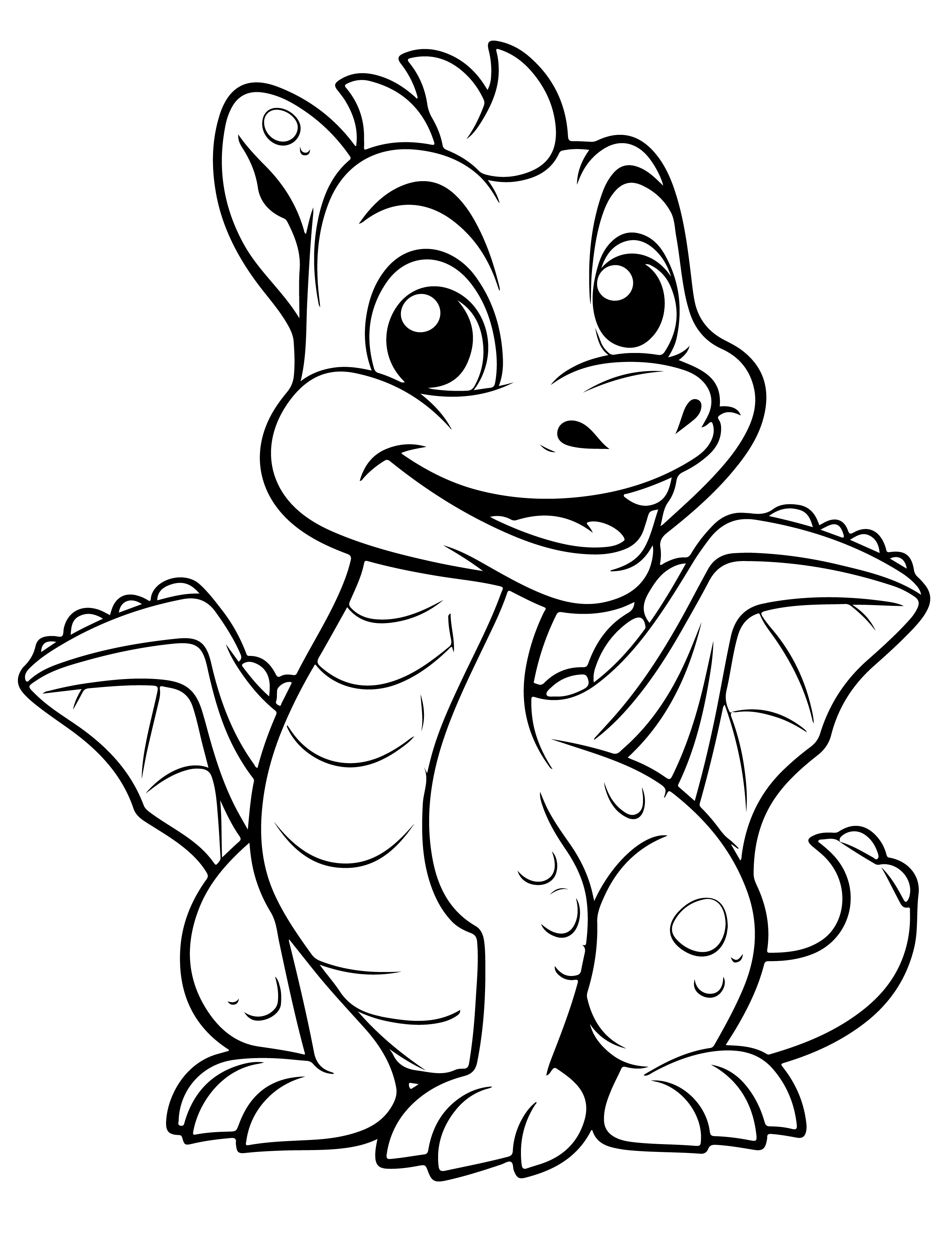 Dragões para colorir – Desenhos fantásticos e mitológicos para imprimir gratis