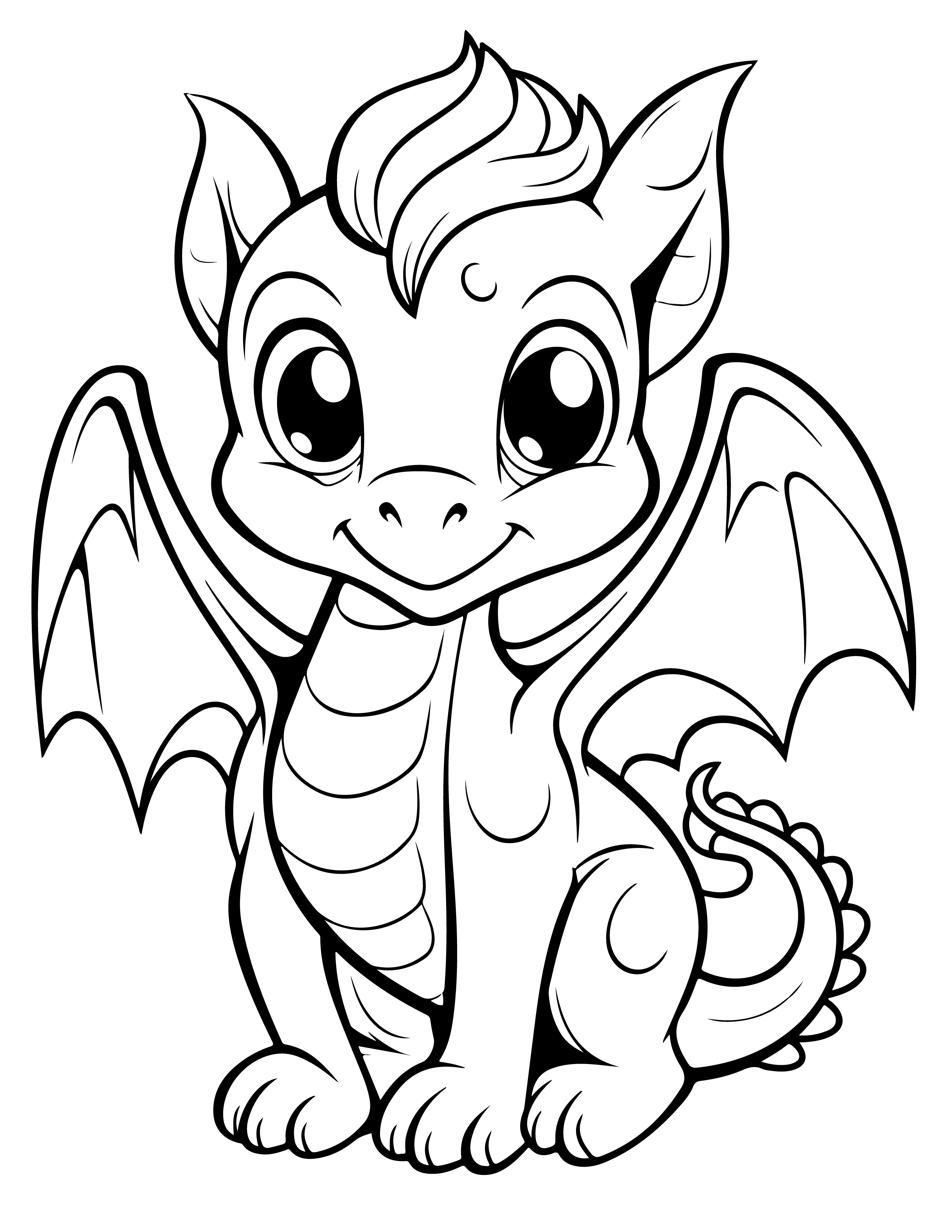 Dragões para colorir – Desenhos fantásticos e mitológicos para imprimir gratis