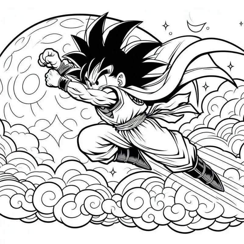 Desenho da coleção Dragon Ball