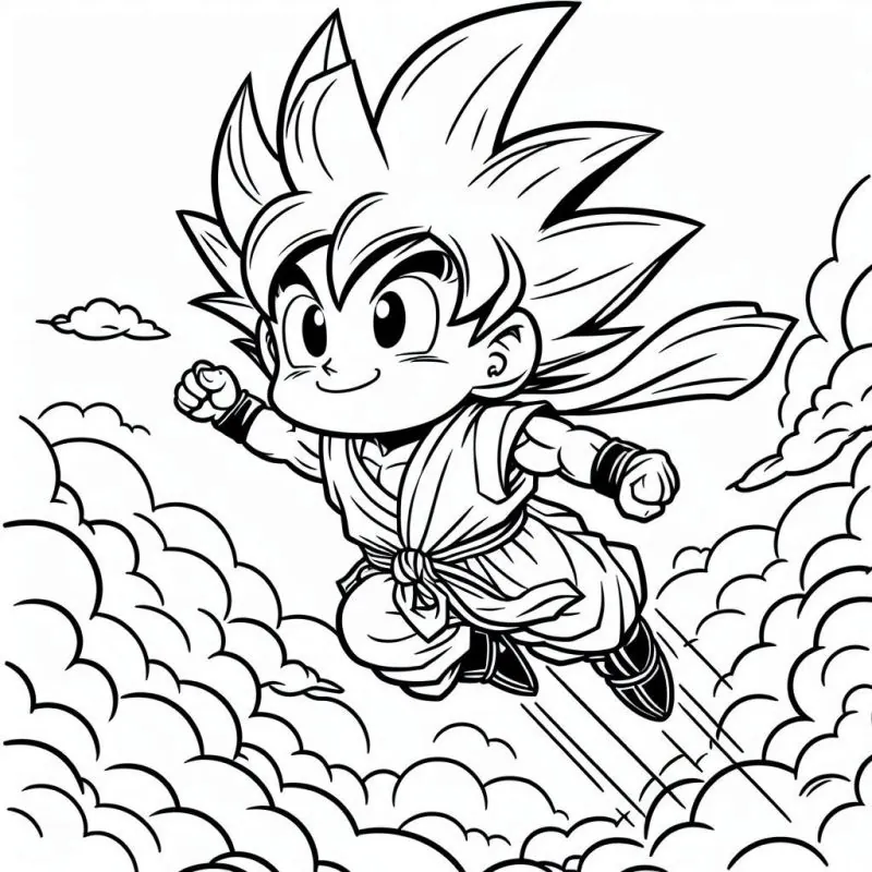 Desenho da coleção Dragon Ball