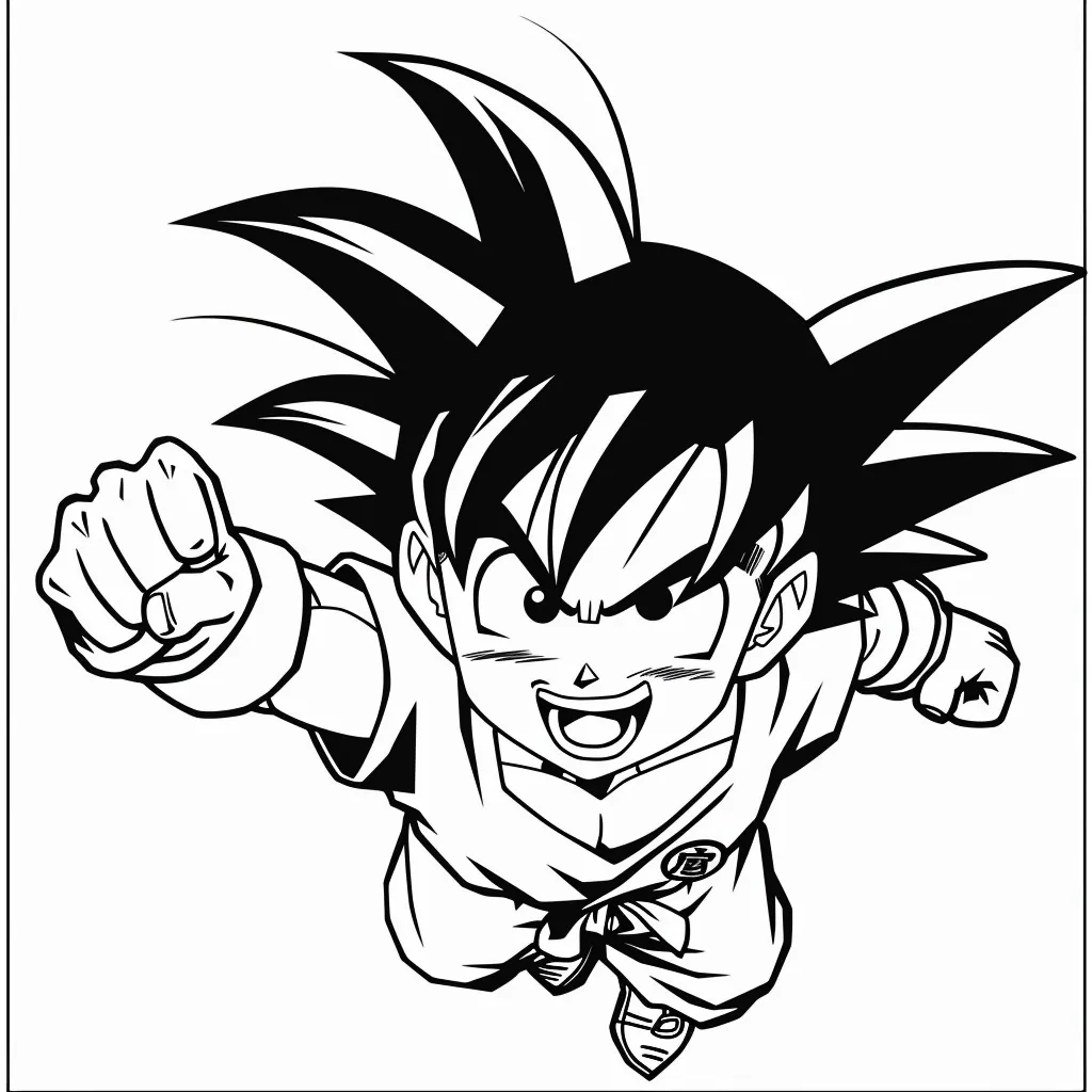 Desenho da coleção Dragon Ball