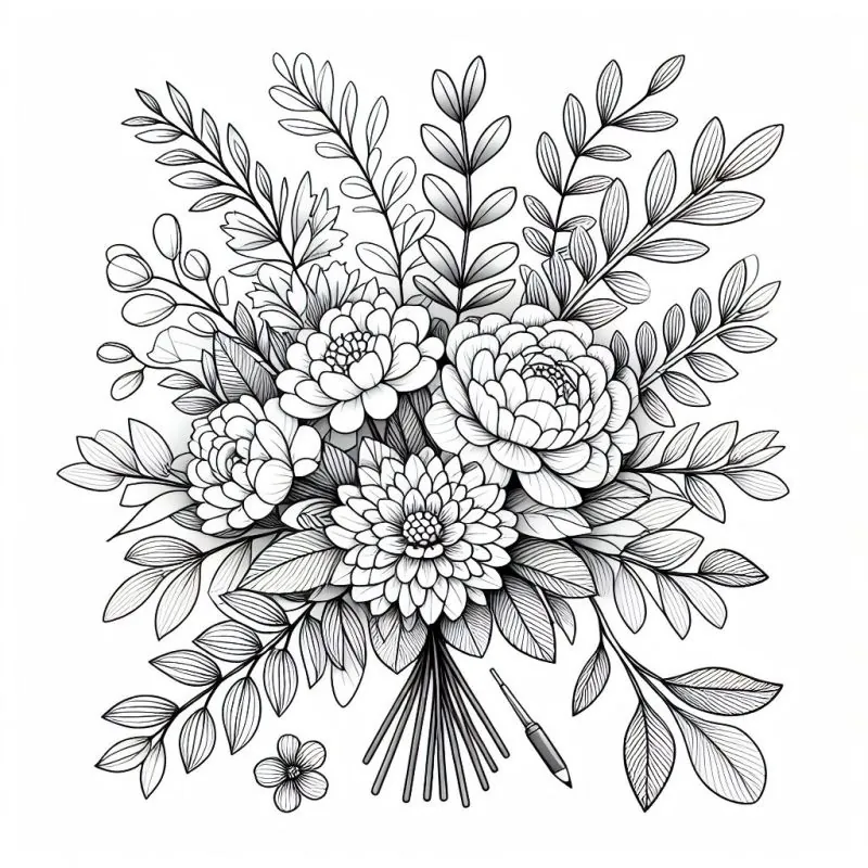 Desenho da coleção Florzinhas