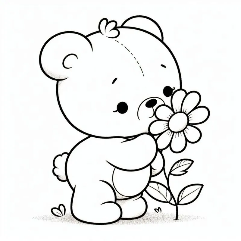 Desenho da coleção Florzinhas