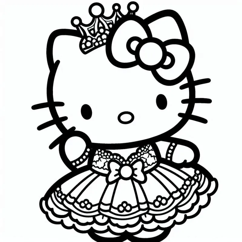 Desenho da coleção Hello Kitty