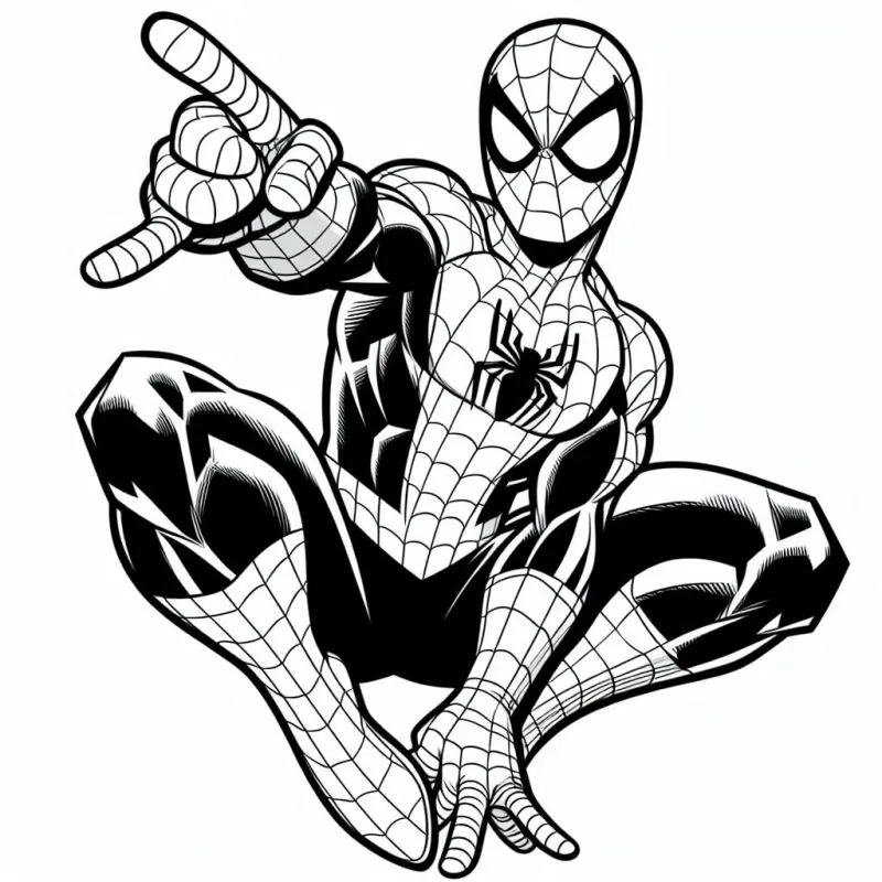 Desenho da coleção Homem-Aranha