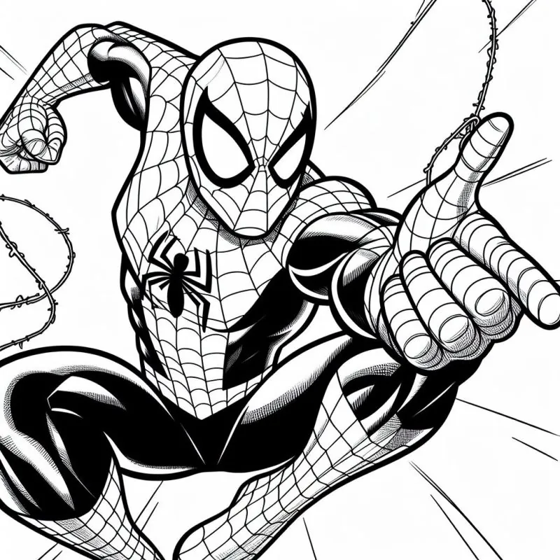 Desenho da coleção Homem-Aranha