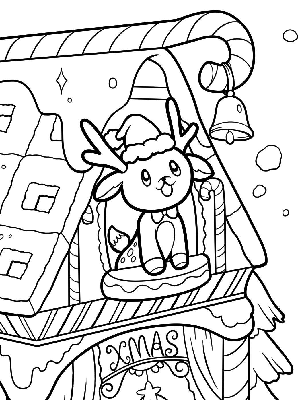 Kawaii Town – Jade Summer para colorir – Desenhos fofos para imprimir grátis