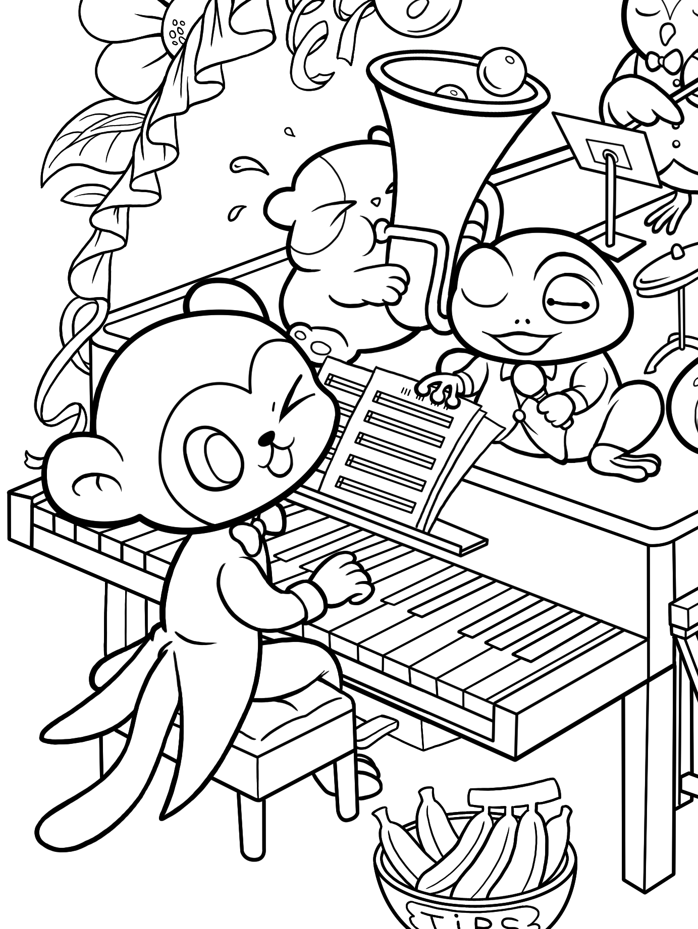 Kawaii Town – Jade Summer para colorir – Desenhos fofos para imprimir grátis