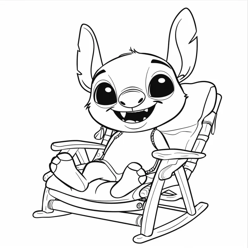 Desenho da coleção Lilo e Stitch