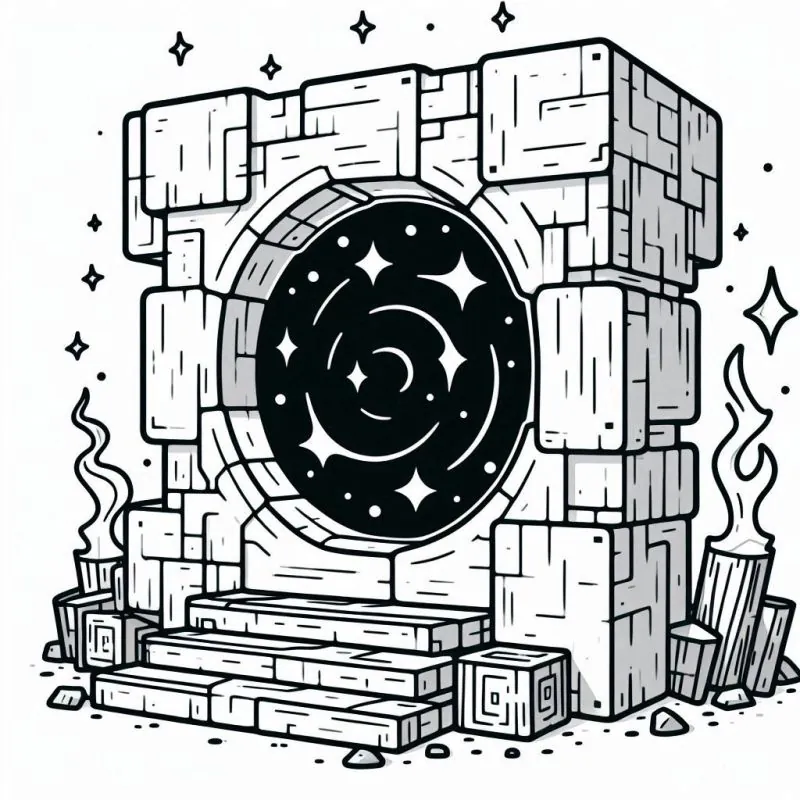 Desenho da coleção Minecraft