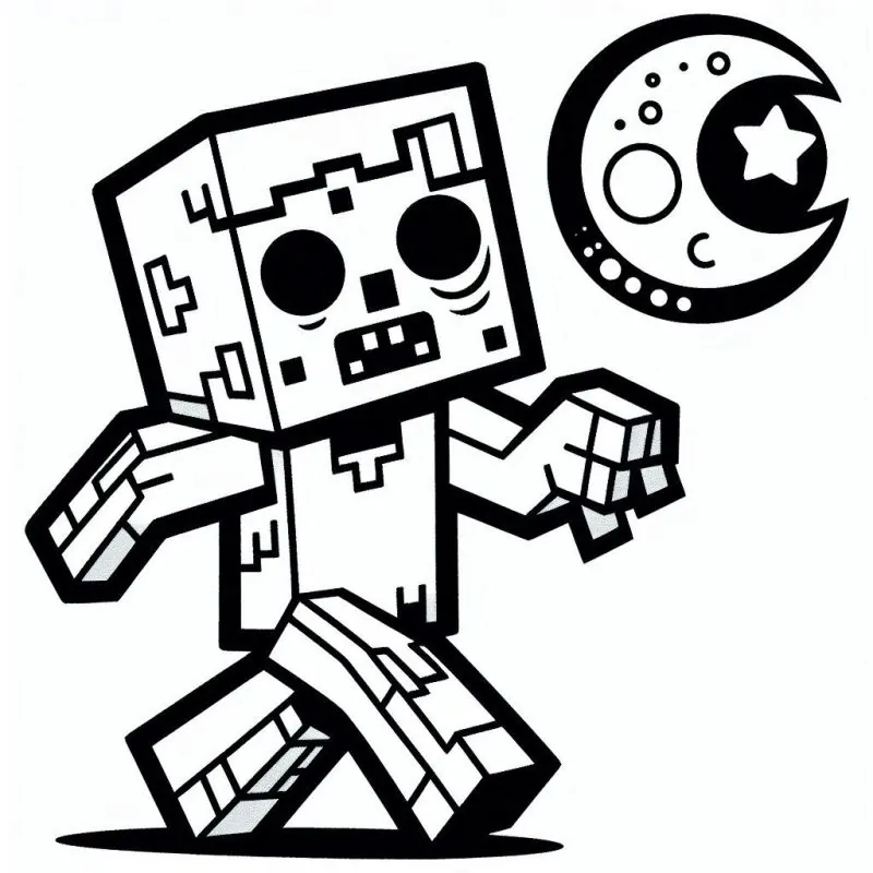 Desenho da coleção Minecraft