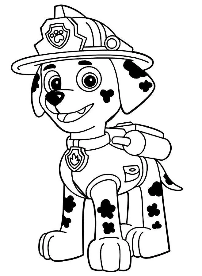 Desenho da coleção Patrulha Canina
