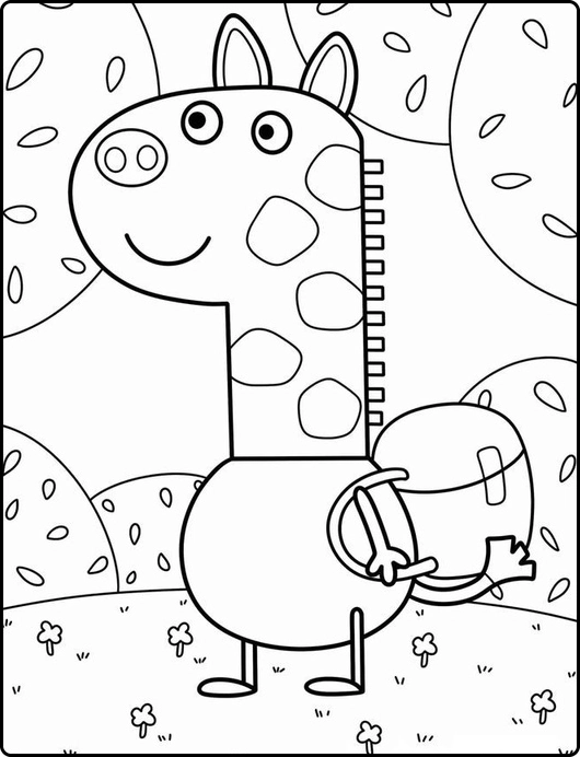 Peppa Pig para colorir – Desenhos da Peppa e família para imprimir grátis