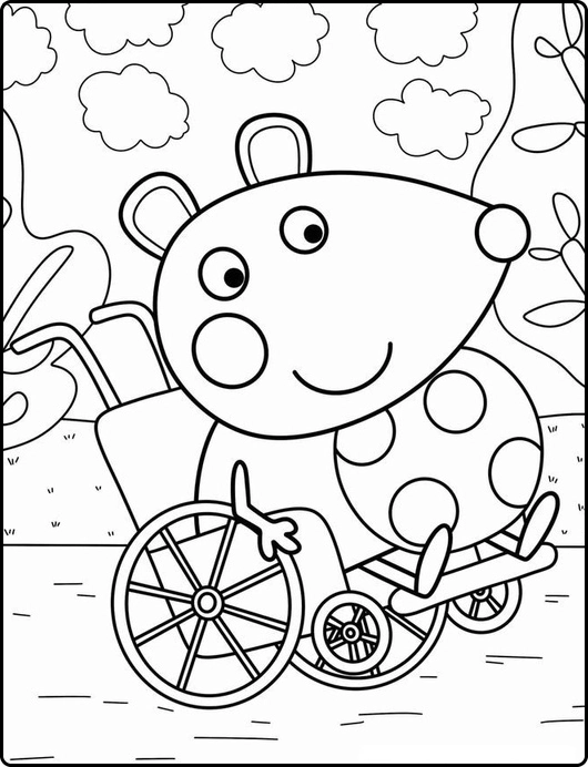 Peppa Pig para colorir – Desenhos da Peppa e família para imprimir grátis