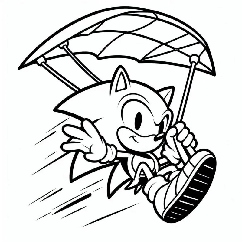 Desenho da coleção Sonic