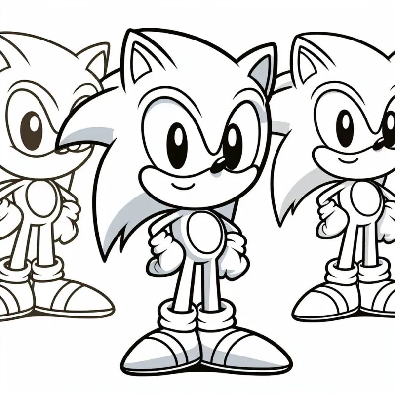 Desenho da coleção Sonic